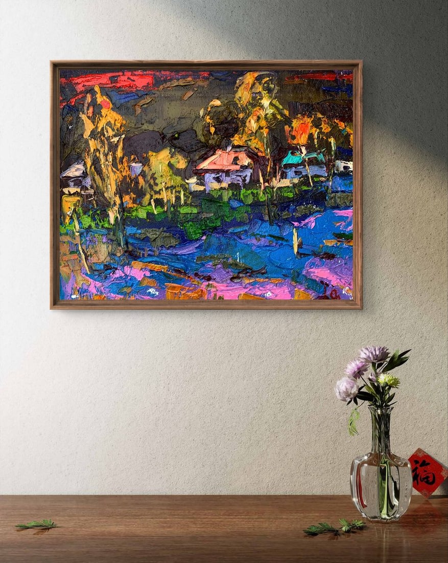 Oil painting Night has come Kalenyuk Alex - 3