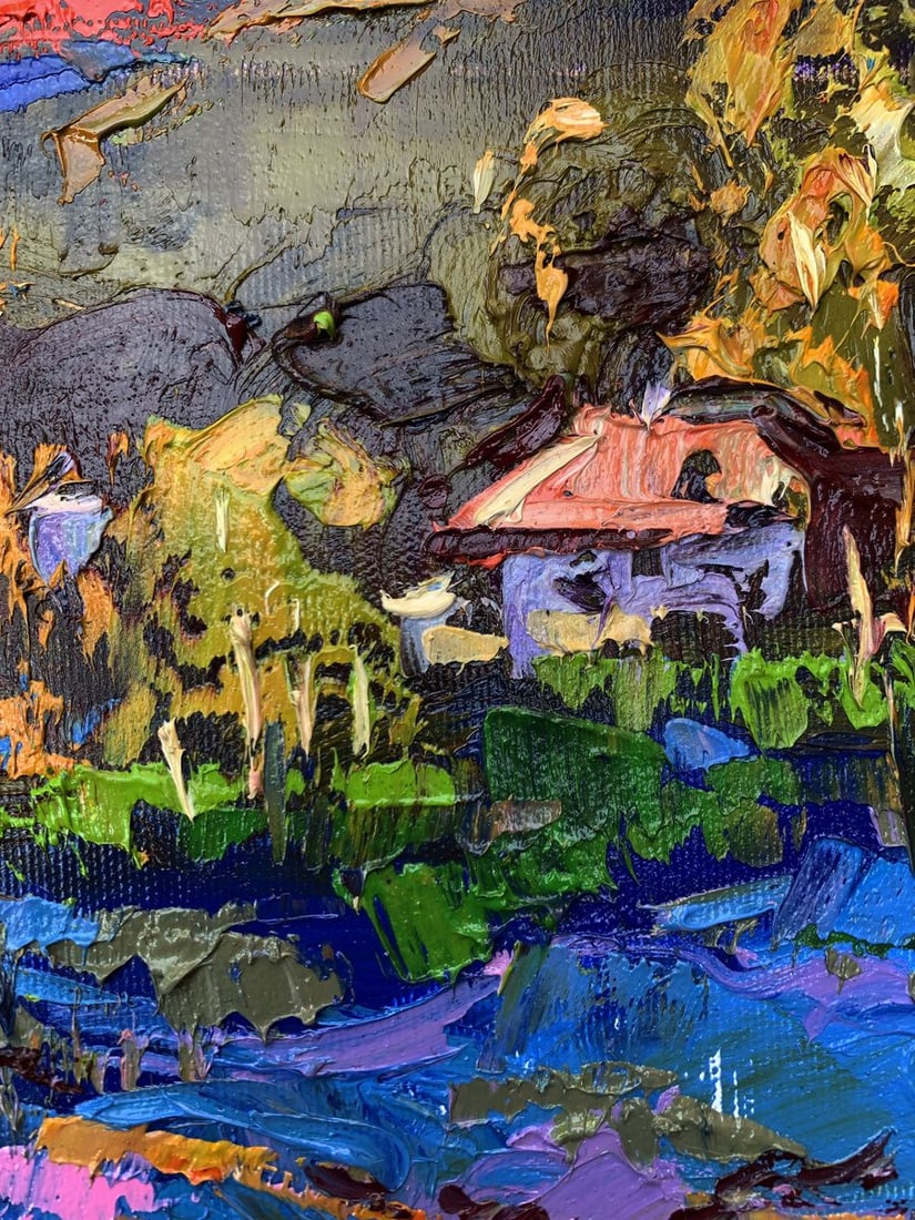 Oil painting Night has come Kalenyuk Alex - 6