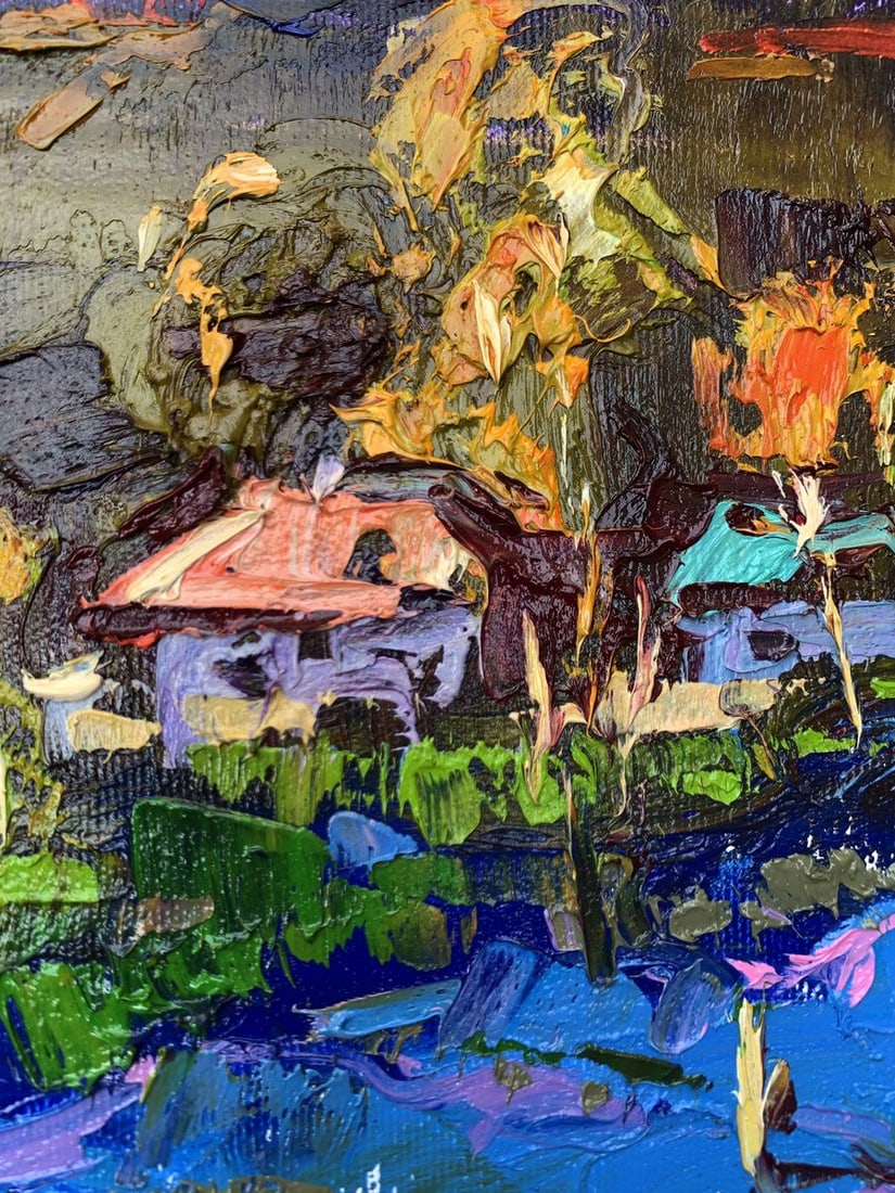 Oil painting Night has come Kalenyuk Alex - 8