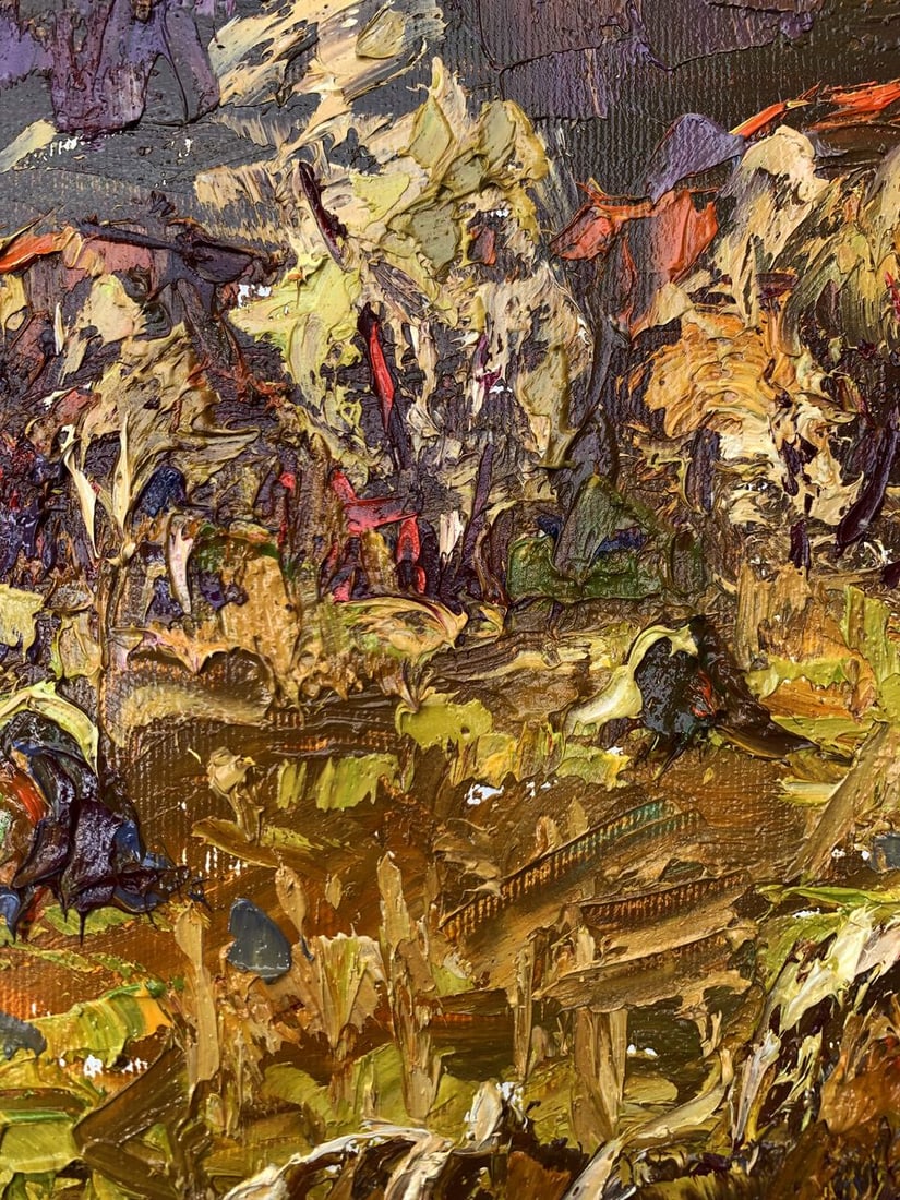 Oil painting After haymaking Kalenyuk Alex - 8