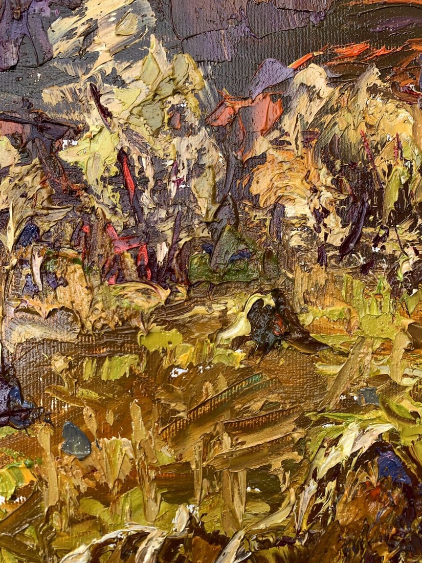 Oil painting After haymaking Kalenyuk Alex - 9