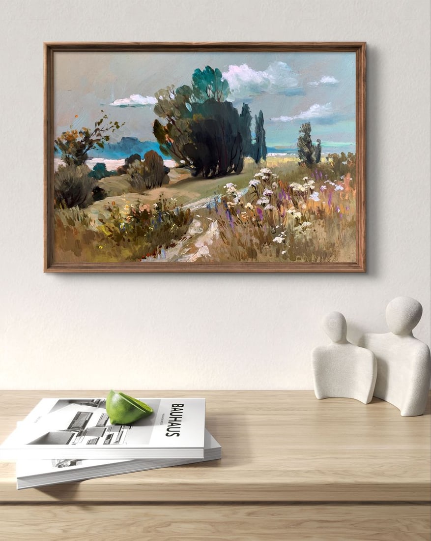 Oil painting Flower field Yuriy Suprunchuk - 2