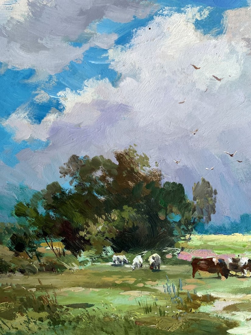 Oil painting Covered with clouds Yuriy Suprunchuk - 5