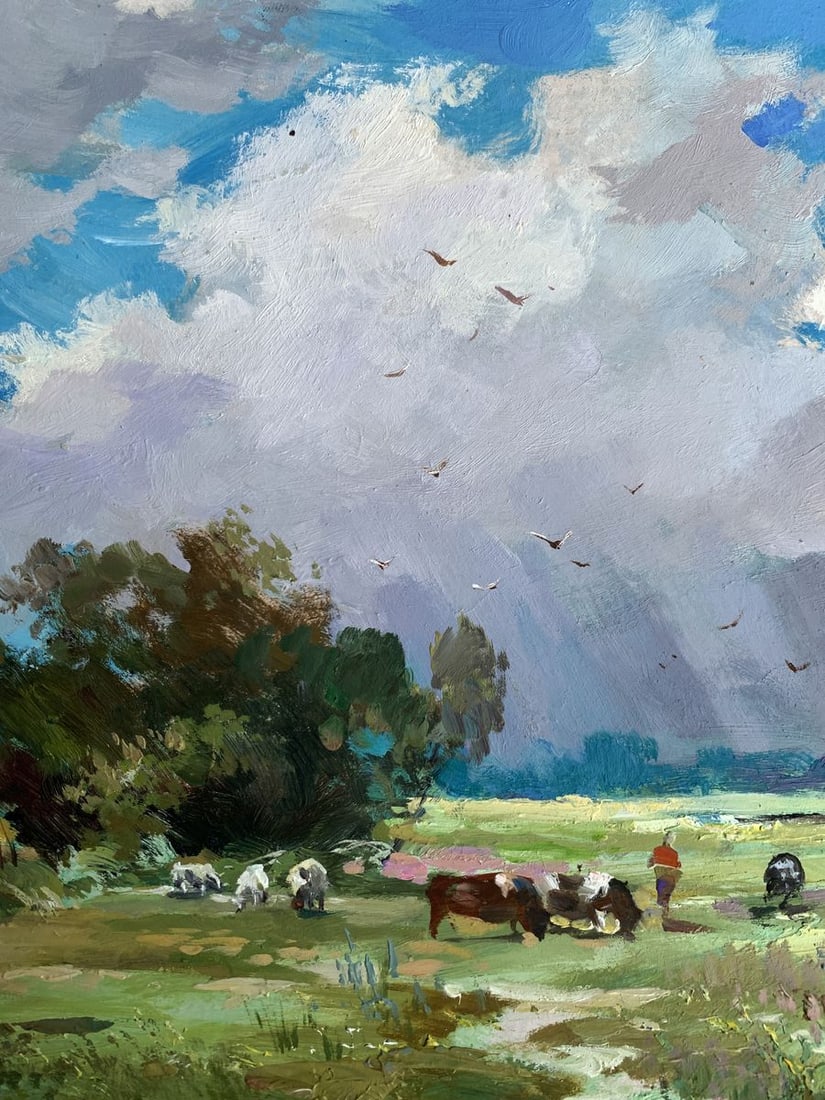 Oil painting Covered with clouds Yuriy Suprunchuk - 6
