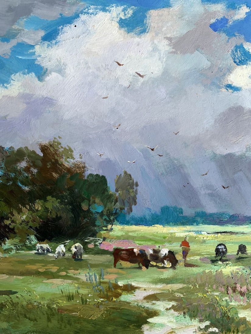 Oil painting Covered with clouds Yuriy Suprunchuk - 7