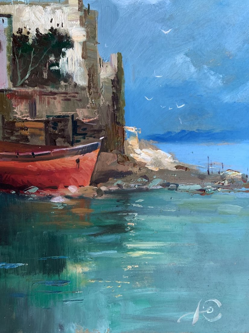 Oil painting On the seashore Yuriy Suprunchuk - 12
