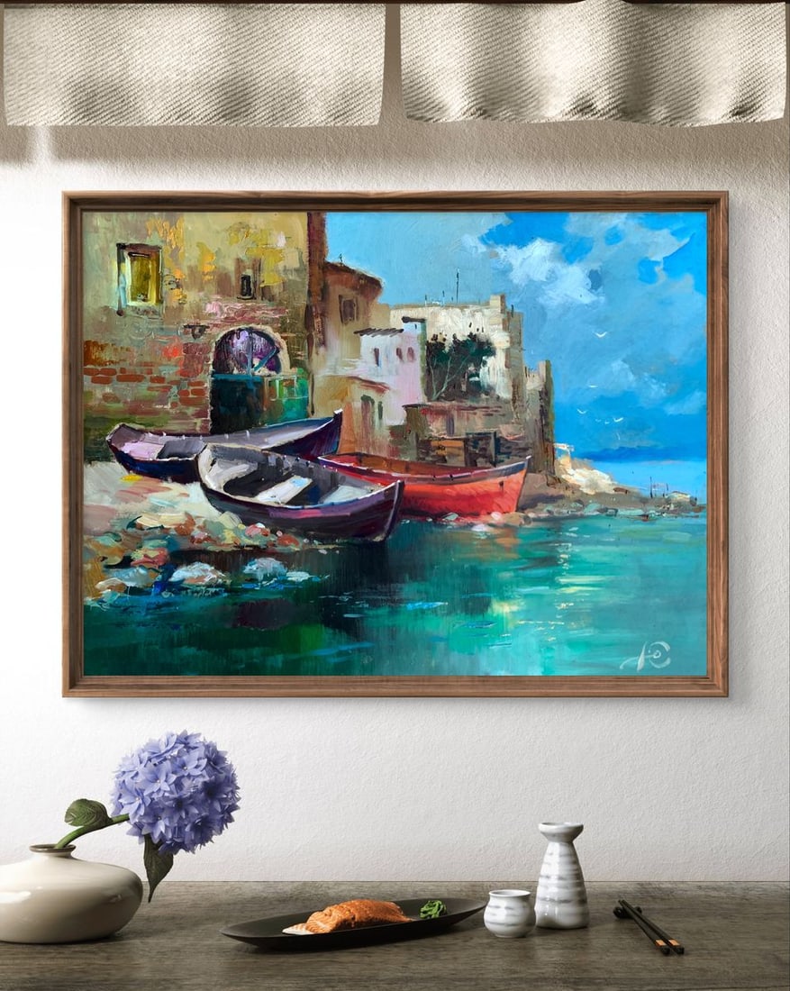 Oil painting On the seashore Yuriy Suprunchuk - 2