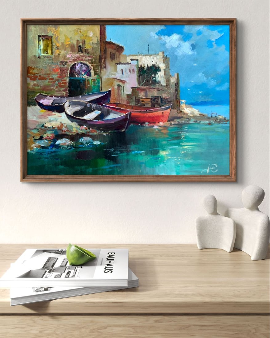 Oil painting On the seashore Yuriy Suprunchuk - 3