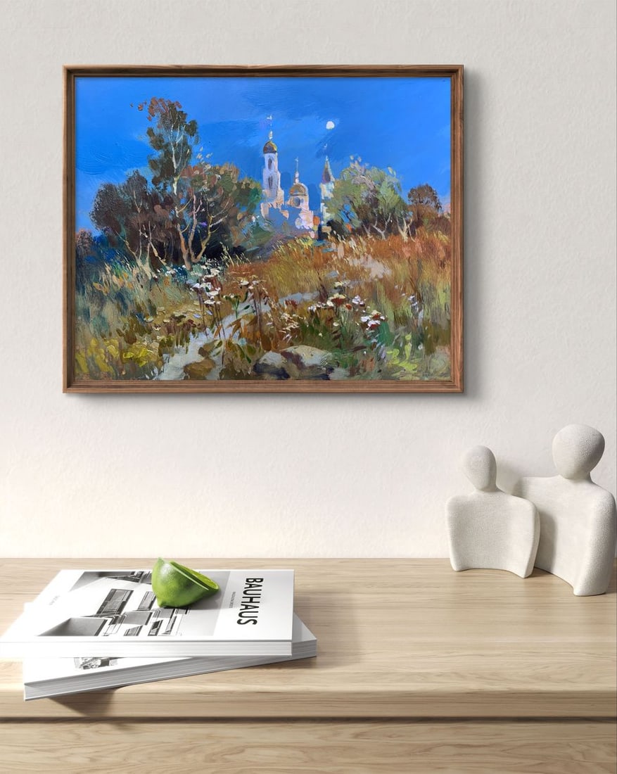 Oil painting The moonlight illuminates Yuriy Suprunchuk - 3