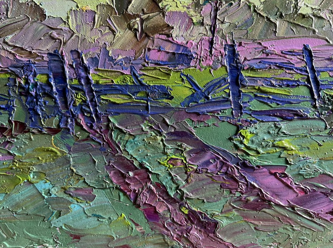 Oil painting It's getting dark in the field Boris Serdyuk (1 of 10)