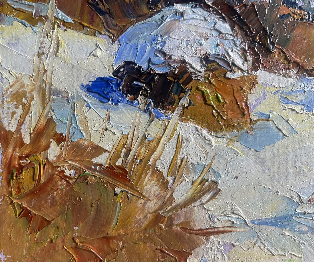 Oil painting Winter mountains Boris Serdyuk - 8