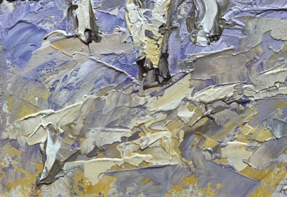 Oil painting The end of winter is coming soon Alex Kalenyuk - 6