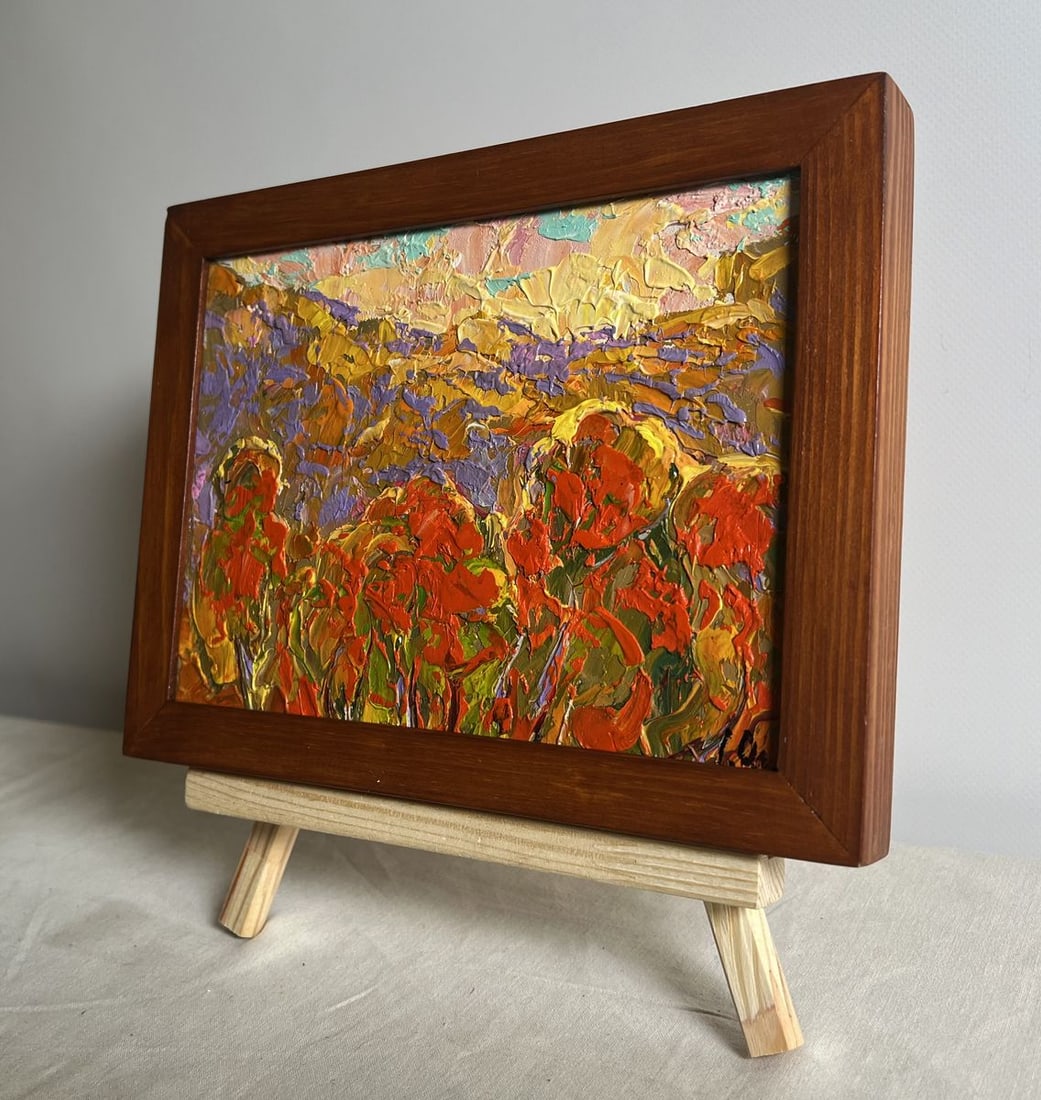 Oil painting Autumn Crimson Alex Kalenyuk - 2