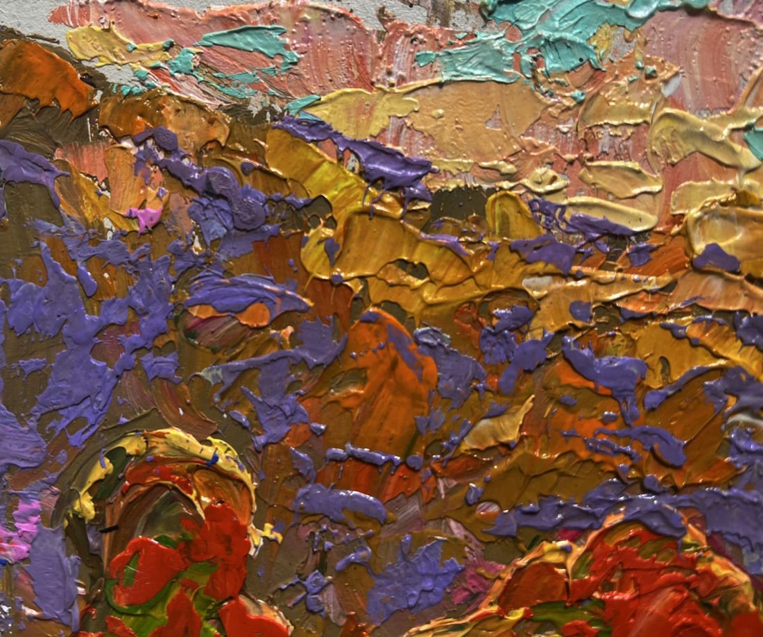 Oil painting Autumn Crimson Alex Kalenyuk - 4