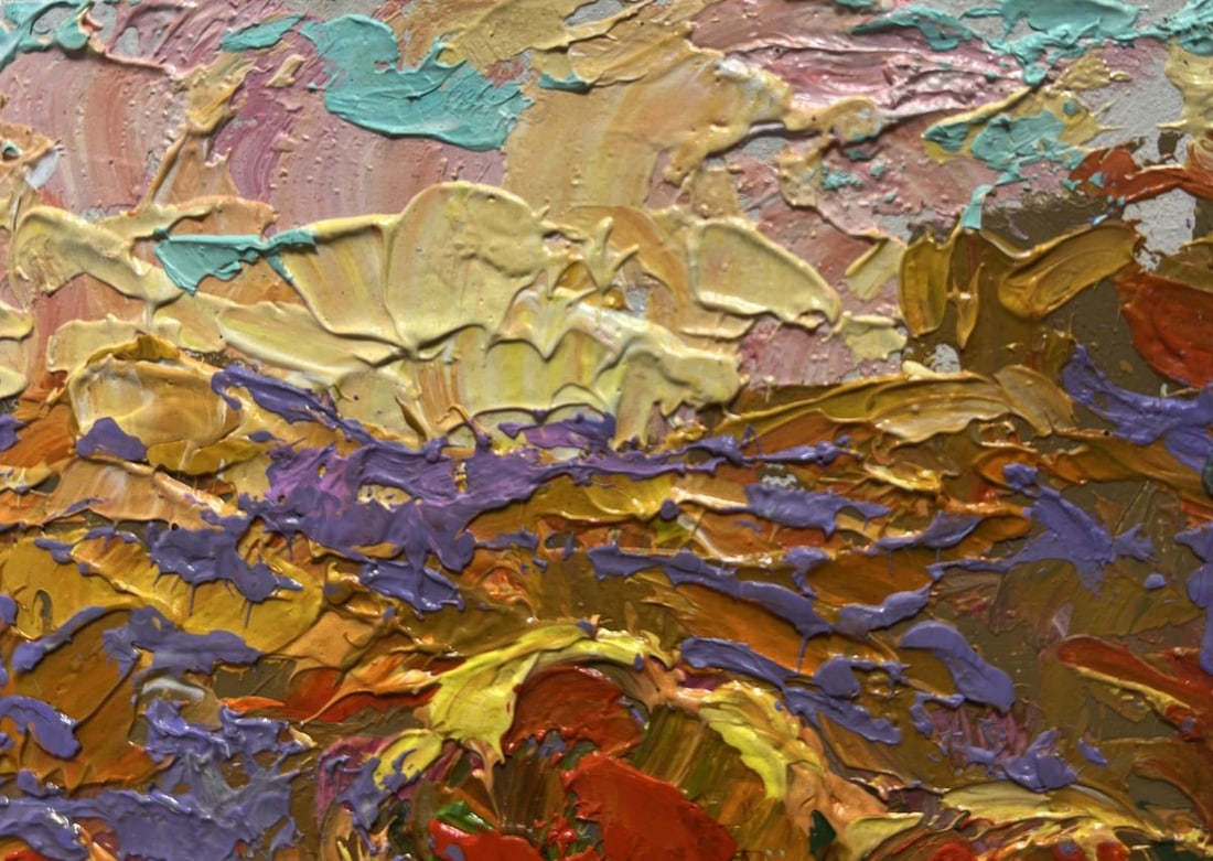 Oil painting Autumn Crimson Alex Kalenyuk - 6