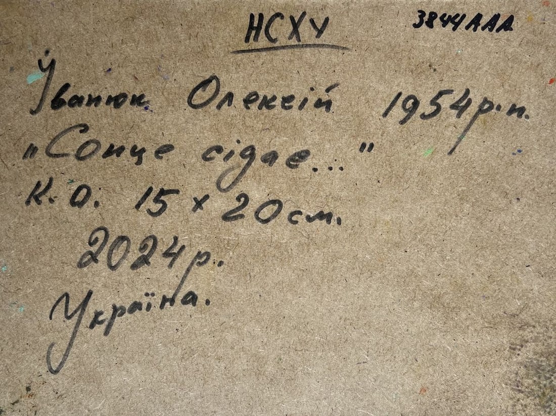 Oil painting The sun is setting Alex Kalenyuk - 10