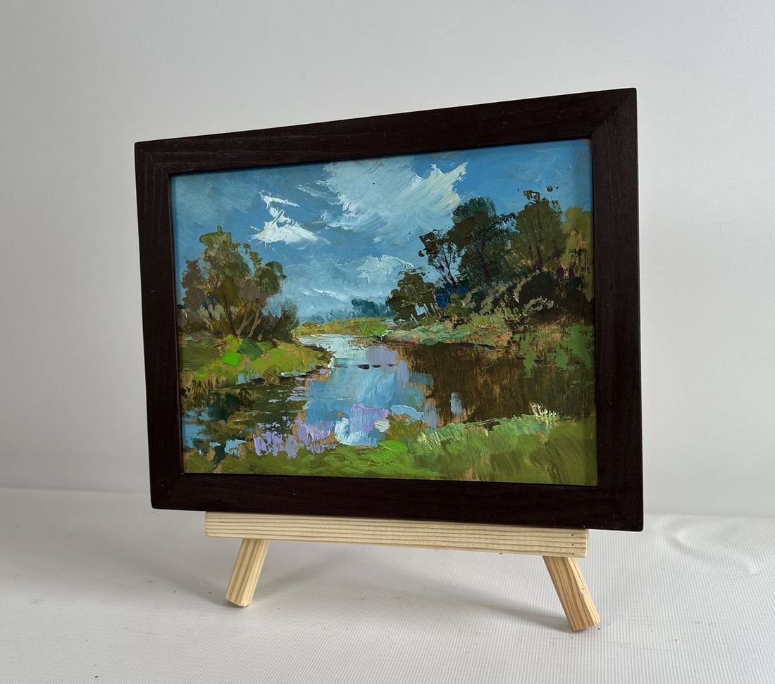 Oil painting The Winding River Yuriy Suprunchuk - 2