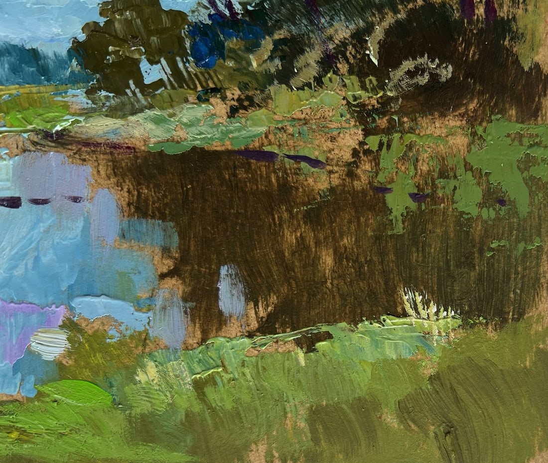 Oil painting The Winding River Yuriy Suprunchuk - 4