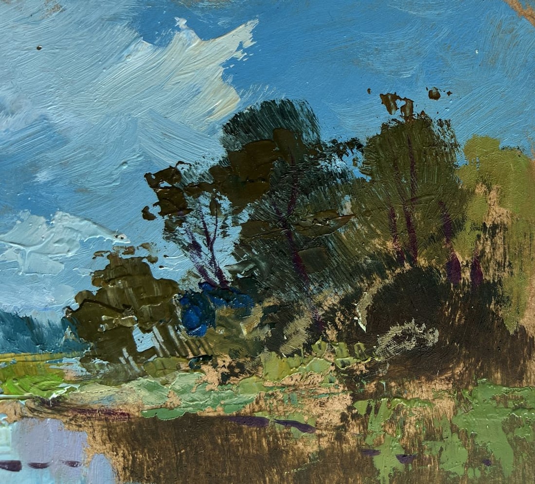 Oil painting The Winding River Yuriy Suprunchuk - 5