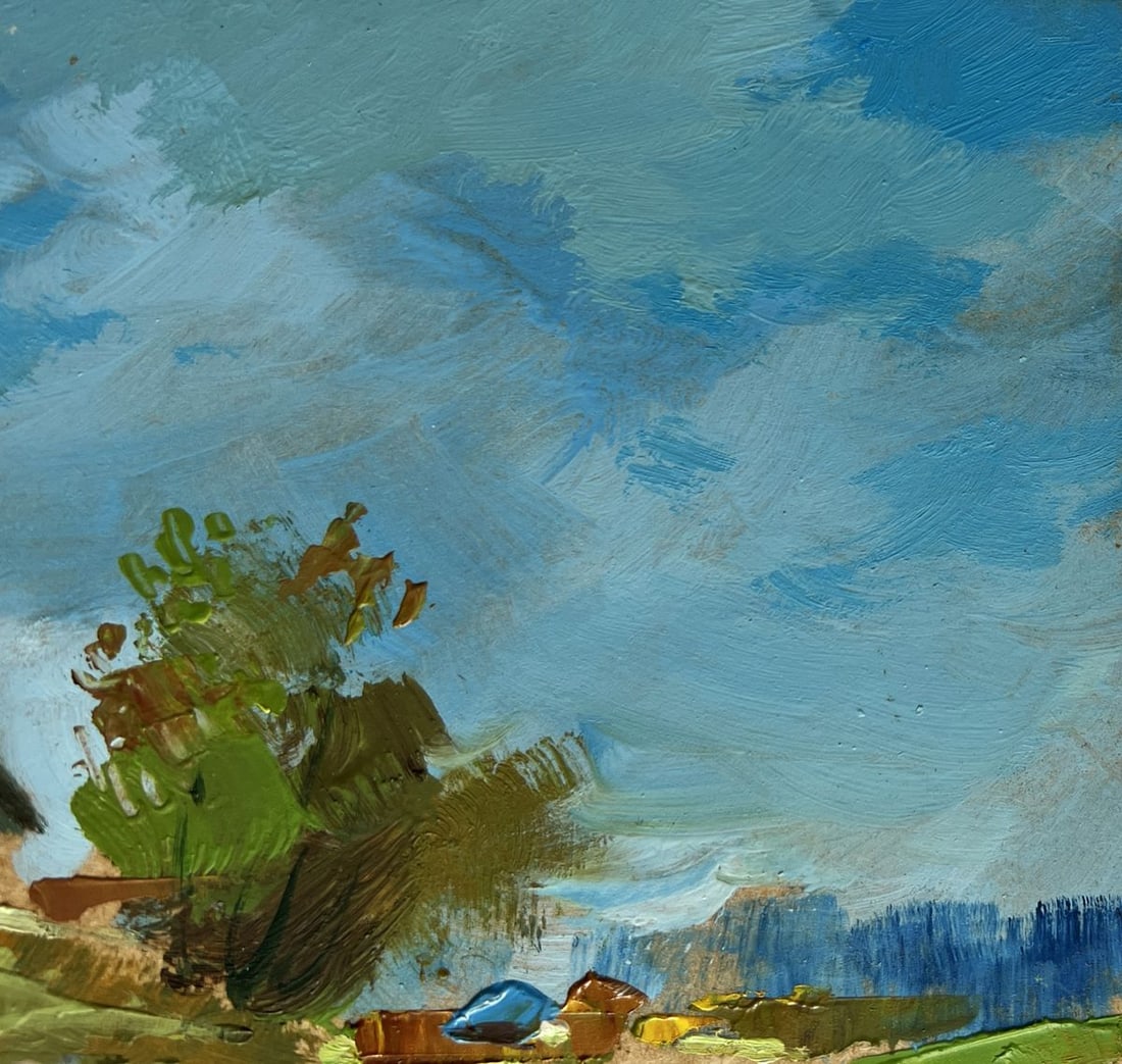 Oil painting I'm sailing home on a boat Yuriy Suprunchuk - 5