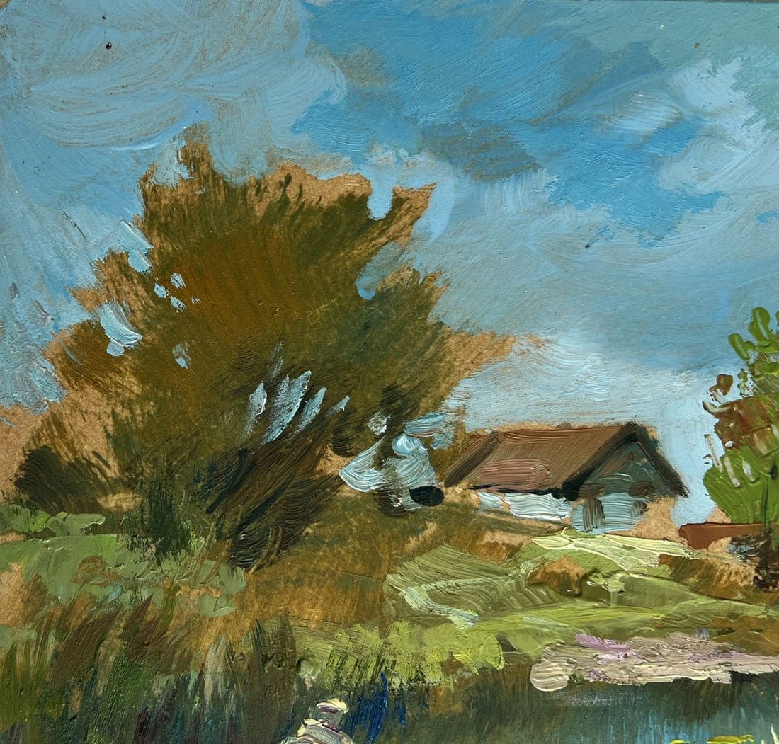 Oil painting I'm sailing home on a boat Yuriy Suprunchuk - 6