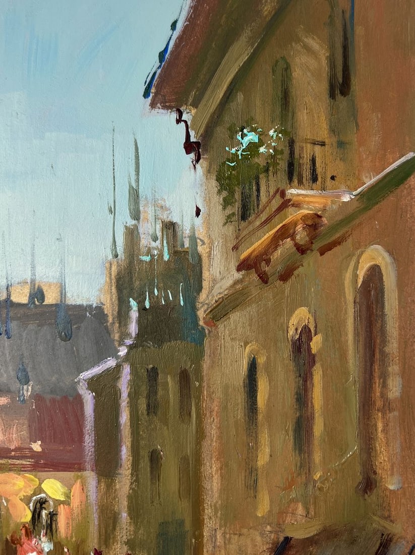 Oil painting Childhood alley Yuriy Suprunchuk - 4