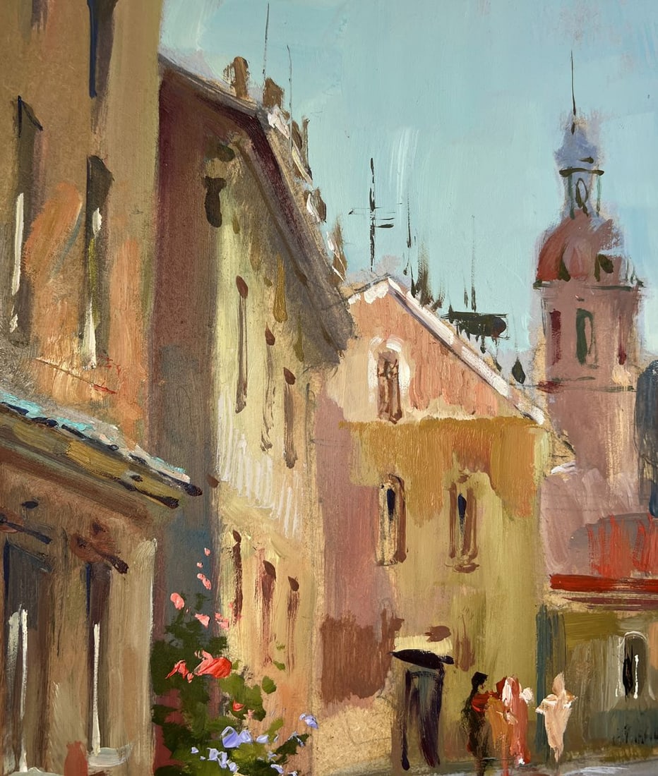 Oil painting Childhood alley Yuriy Suprunchuk - 5