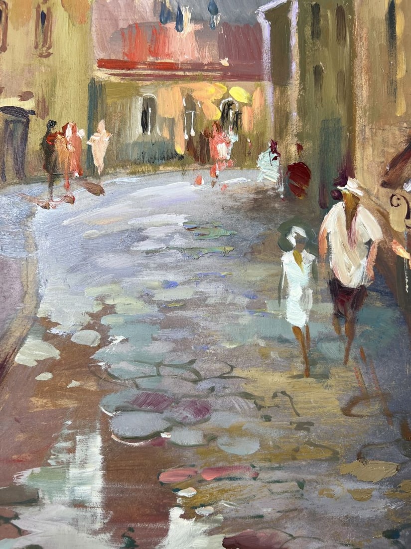 Oil painting Childhood alley Yuriy Suprunchuk - 6