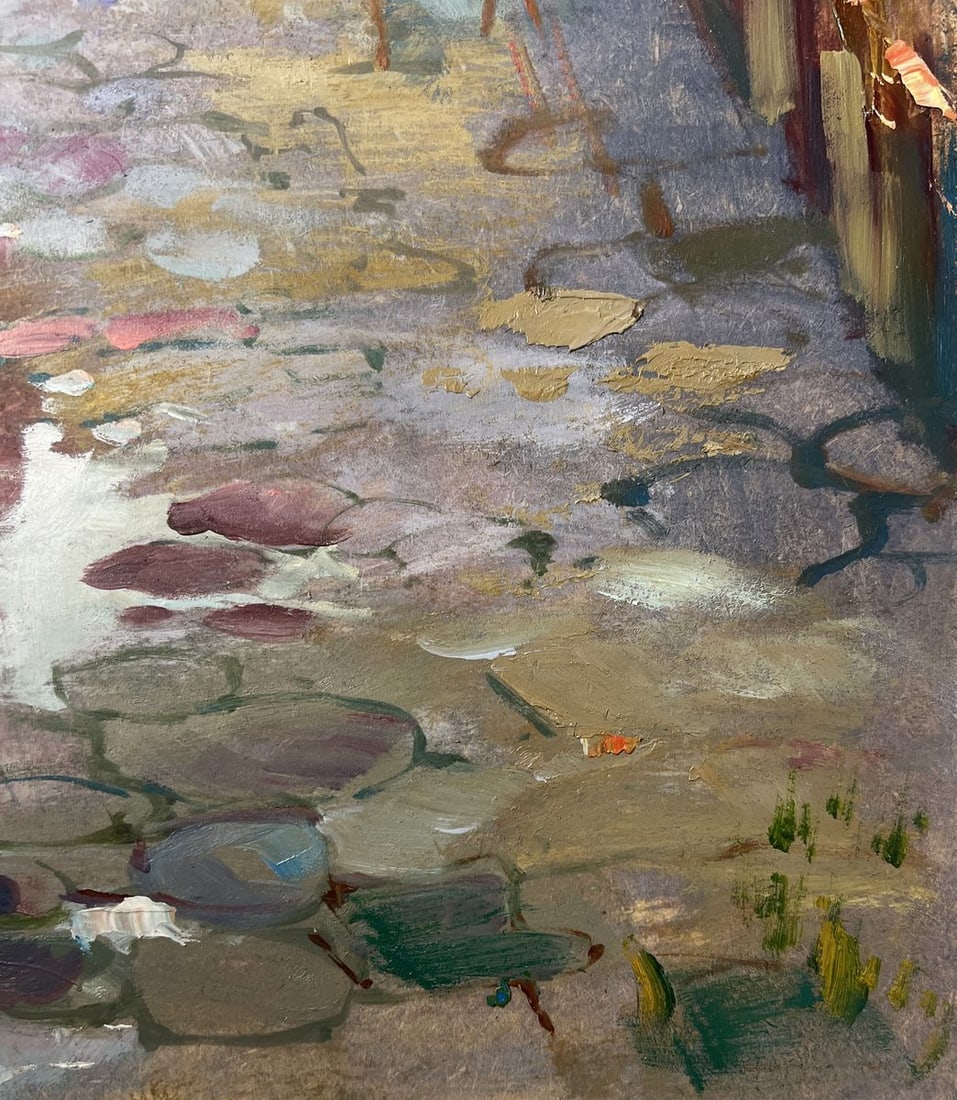 Oil painting Childhood alley Yuriy Suprunchuk - 8