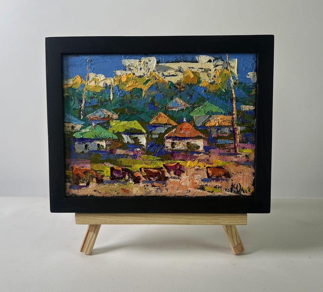 Oil painting Spring silence above the pond Oleksiy Ivanyuk: Title: Oil painting Spring silence above the pond Oleksiy Ivanyuk Description: NoAAA5346The Oil painting on Canvas titled "Spring silence above the pond" captures a timeless pastoral serenity, where n