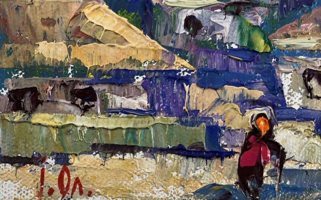 Oil painting Sunlight gently pours through houses Oleksiy Ivanyuk - 6