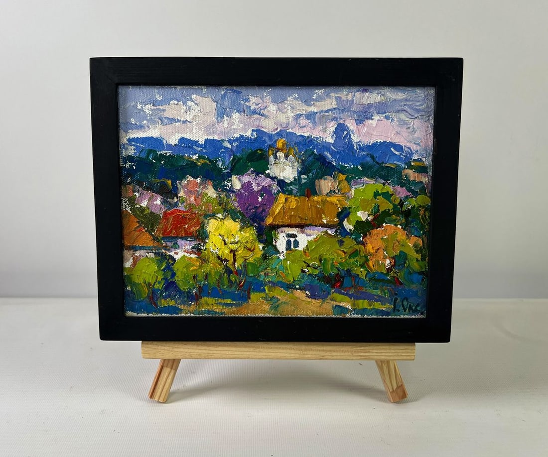 Oil painting Gentle breath of the morning wind Oksana Ivanyuk: Title: Oil painting Gentle breath of the morning wind Oksana Ivanyuk Description: NoAAA5423The Oil painting on canvas titled "Gentle breath of the morning wind" radiates a sense of awakening and