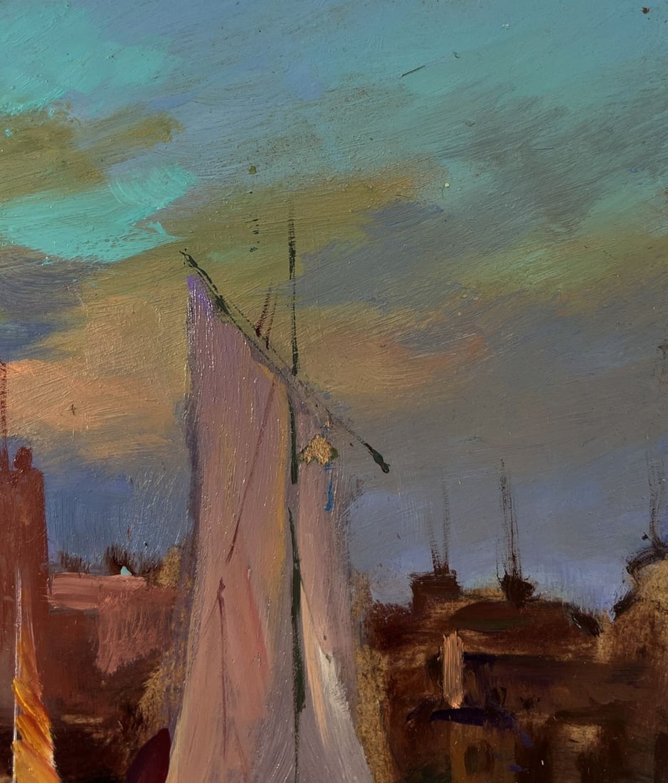 Oil painting City sailboats Yuriy Suprunchuk - 4