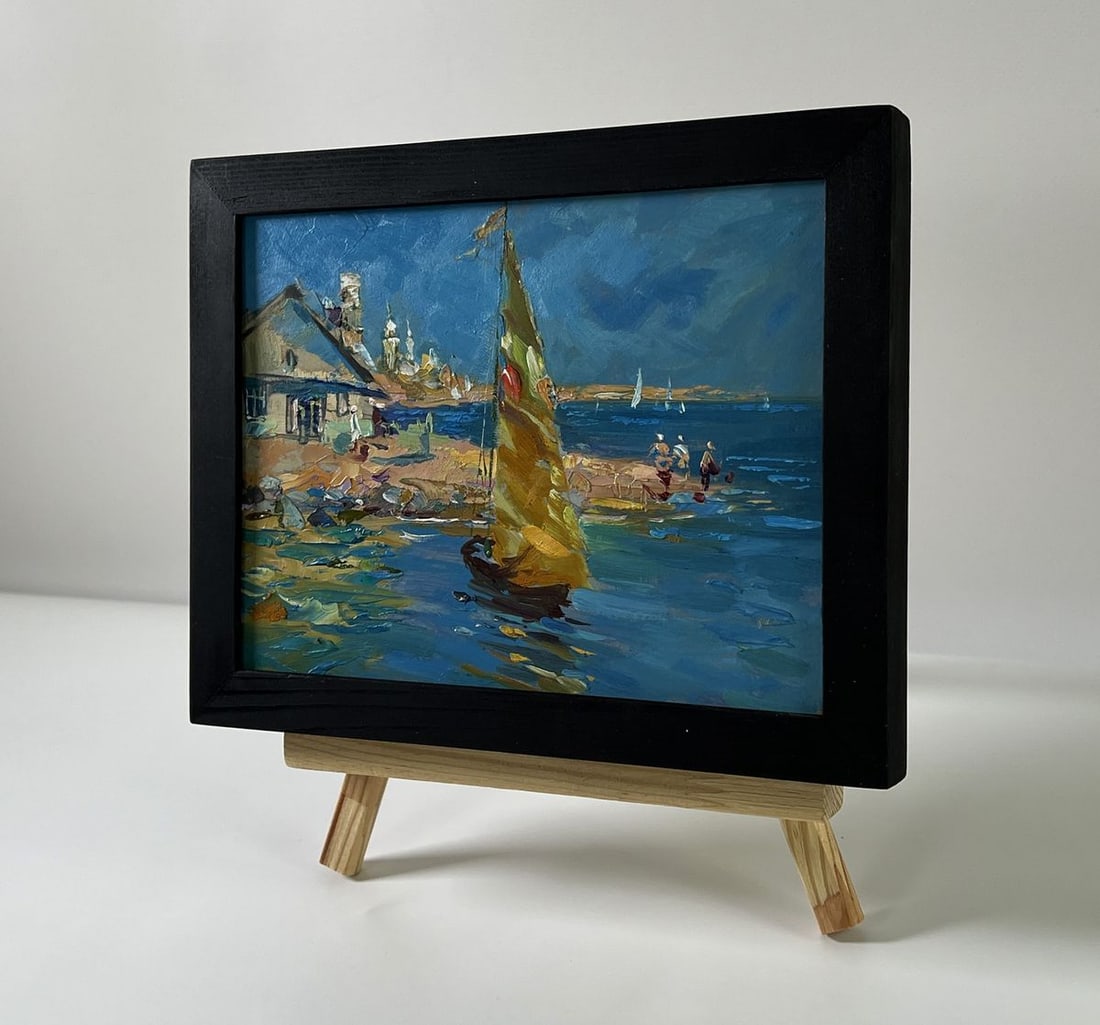 Oil painting House on the seashore Yuriy Suprunchuk - 2