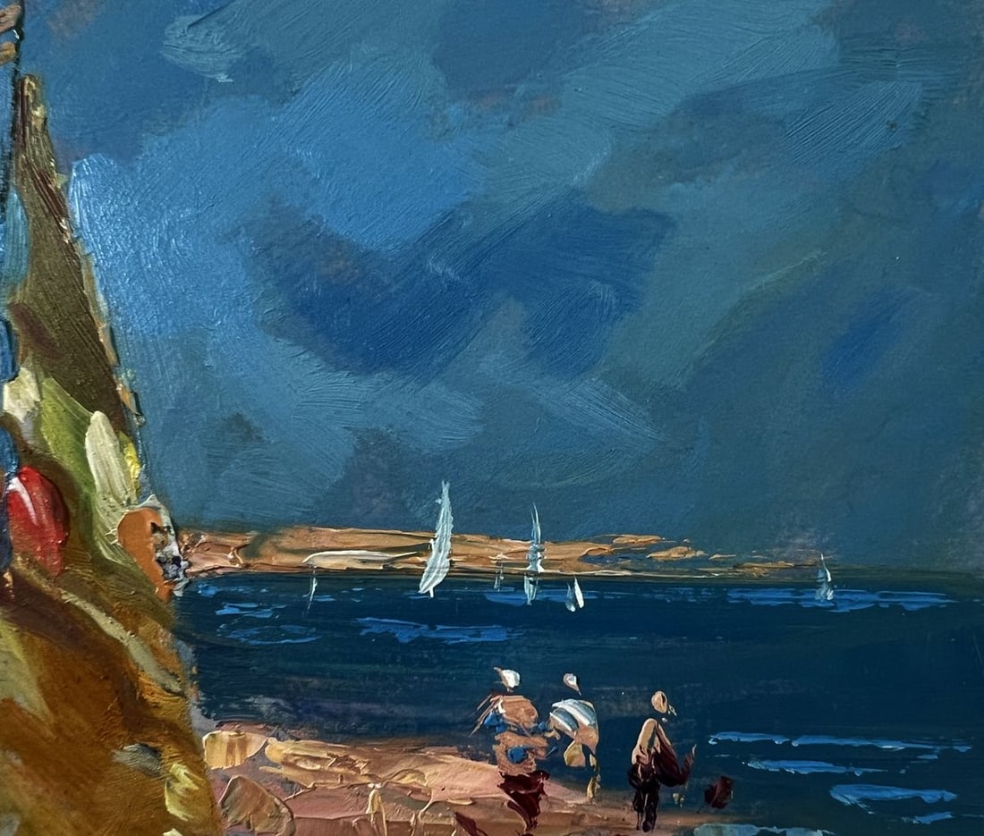 Oil painting House on the seashore Yuriy Suprunchuk - 4