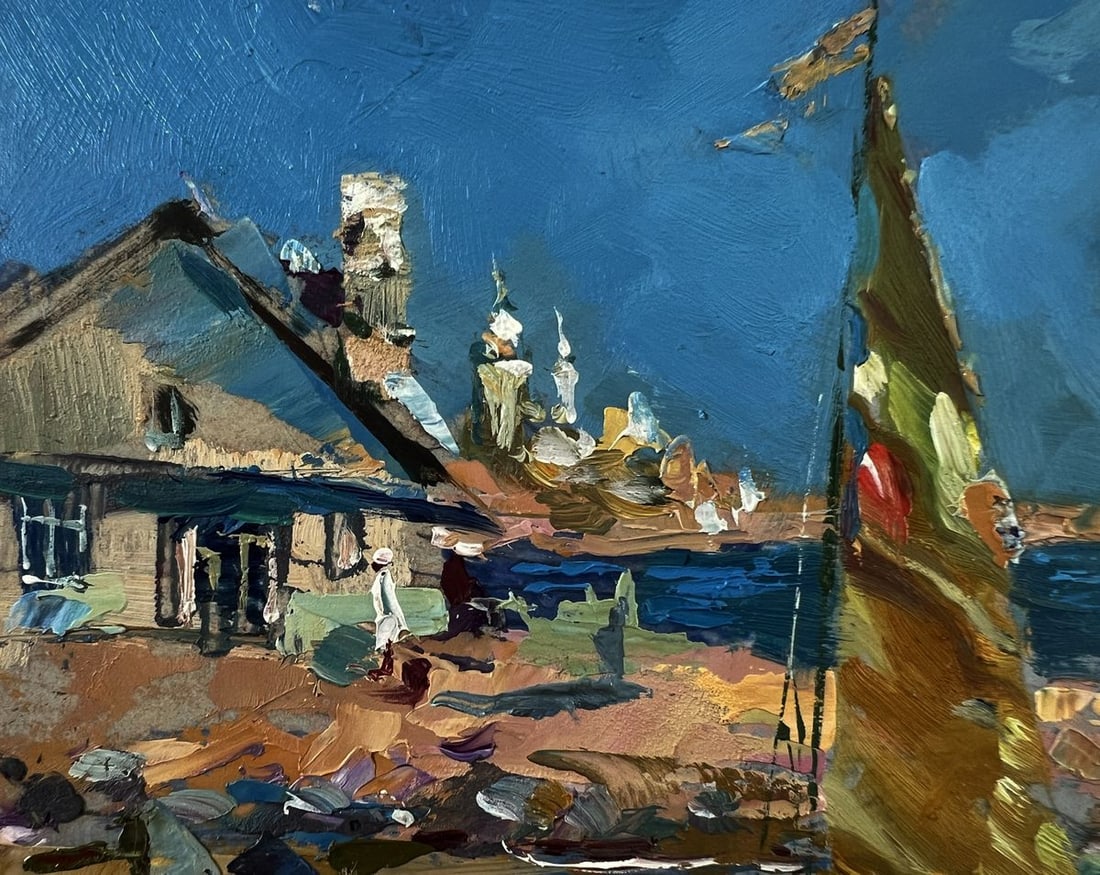 Oil painting House on the seashore Yuriy Suprunchuk - 6