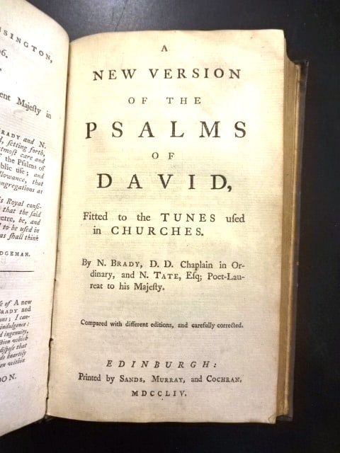 1725 Book of Common Prayer and Rare Psalms - 2