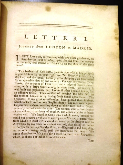 1763 Letters Concerning the Spanish Nation - 3