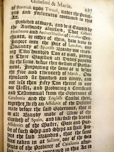 1689 English Act Prohibiting Trade with France - 3