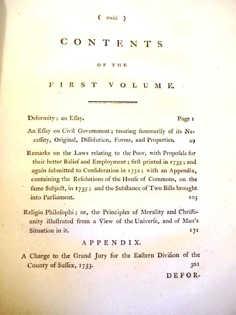1794 The Works of William Hay Deformities Government - 4