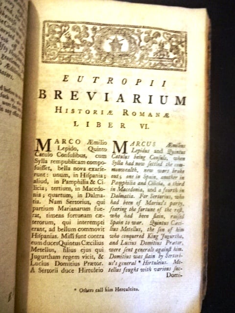 1782 English Romanum Breviarum - 2