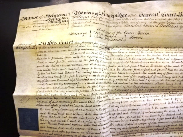 1822 Beautifully Penned Vellum London Manor - 2