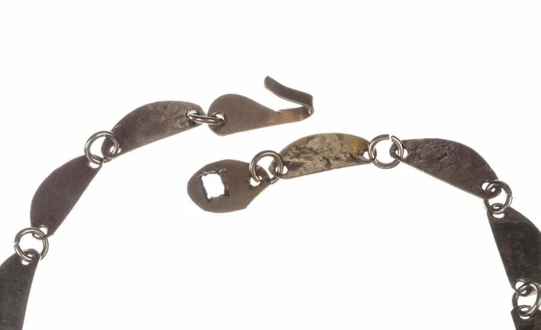 Israeli Arts and Crafts Runway Charm Necklace - 3