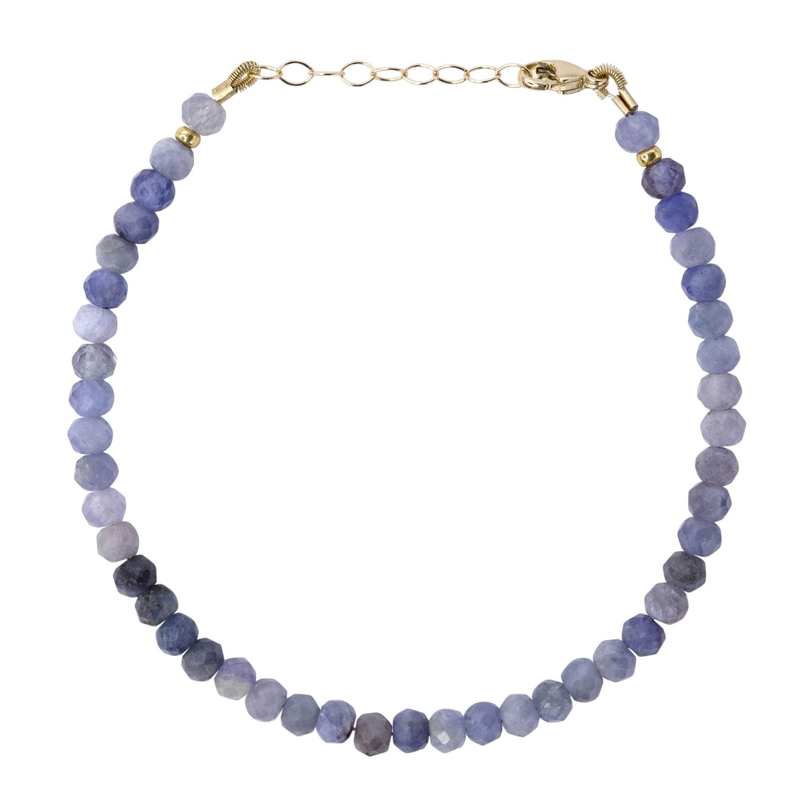 Tanzanite Bracelet 14K Gold: Title:Tanzanite Bracelet 14K GoldDescription:Let your spirit soar with this ethereal Tanzanite bracelet, where each carefully selected stone carries the gentle whisper of distant mountains and sacred