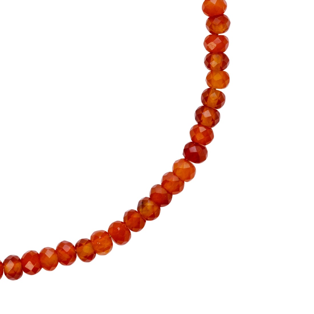 Orange Agate Bracelet 14K Gold - 4