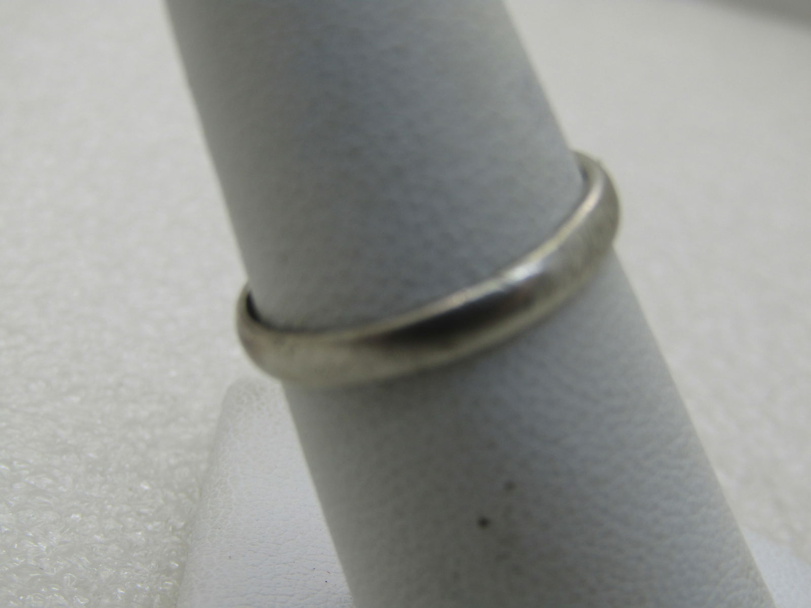 Vintage Sterling 2.5mm Wedding Band, Sz. 7, Clark & Coombs, Unisex - 2