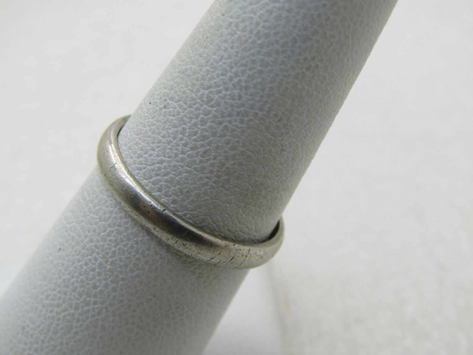 Vintage Sterling 2.5mm Wedding Band, Sz. 7, Clark & Coombs, Unisex - 3