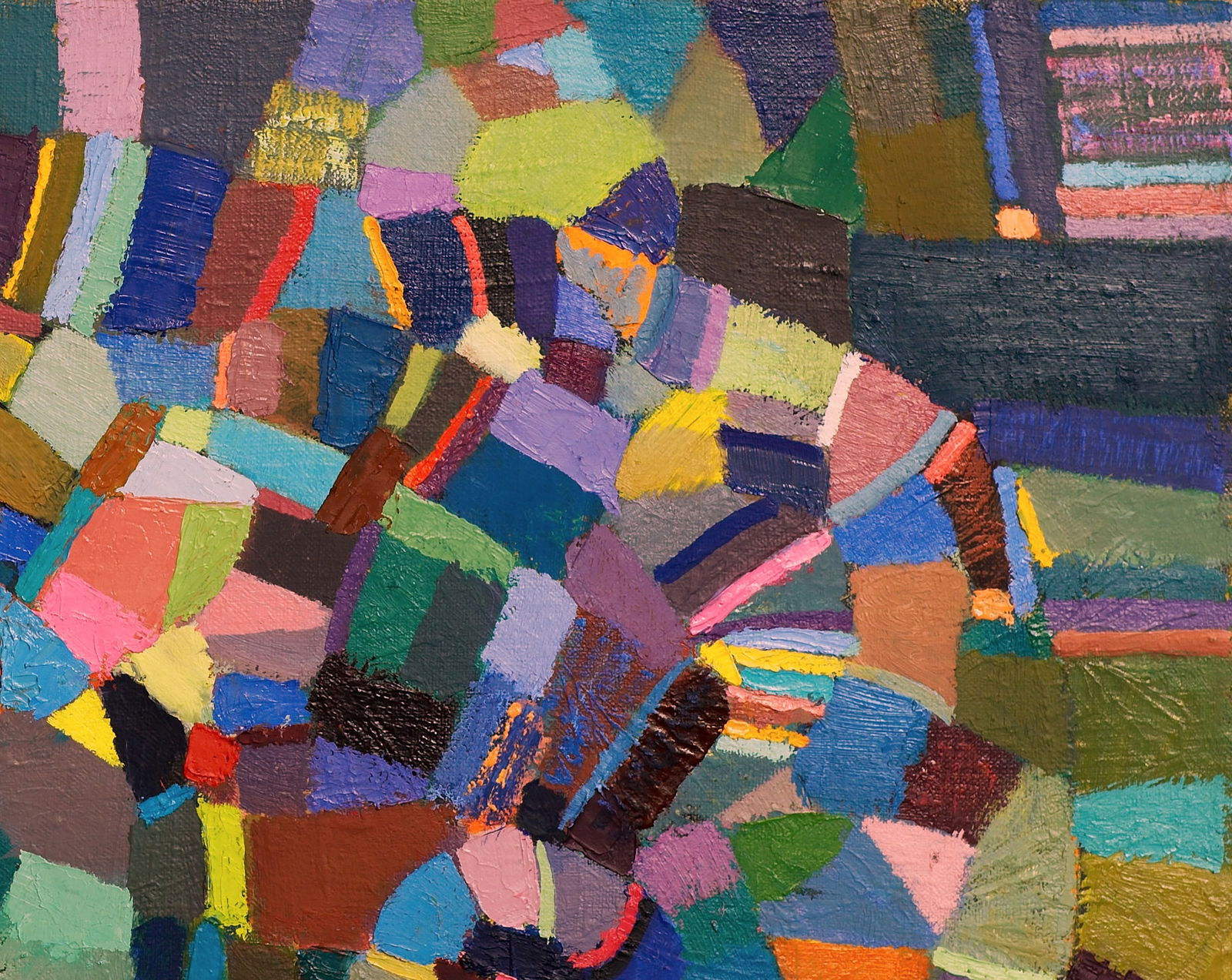 Oil painting Chameleon in the Labyrinth of Colors Alexey Rubanov - 3