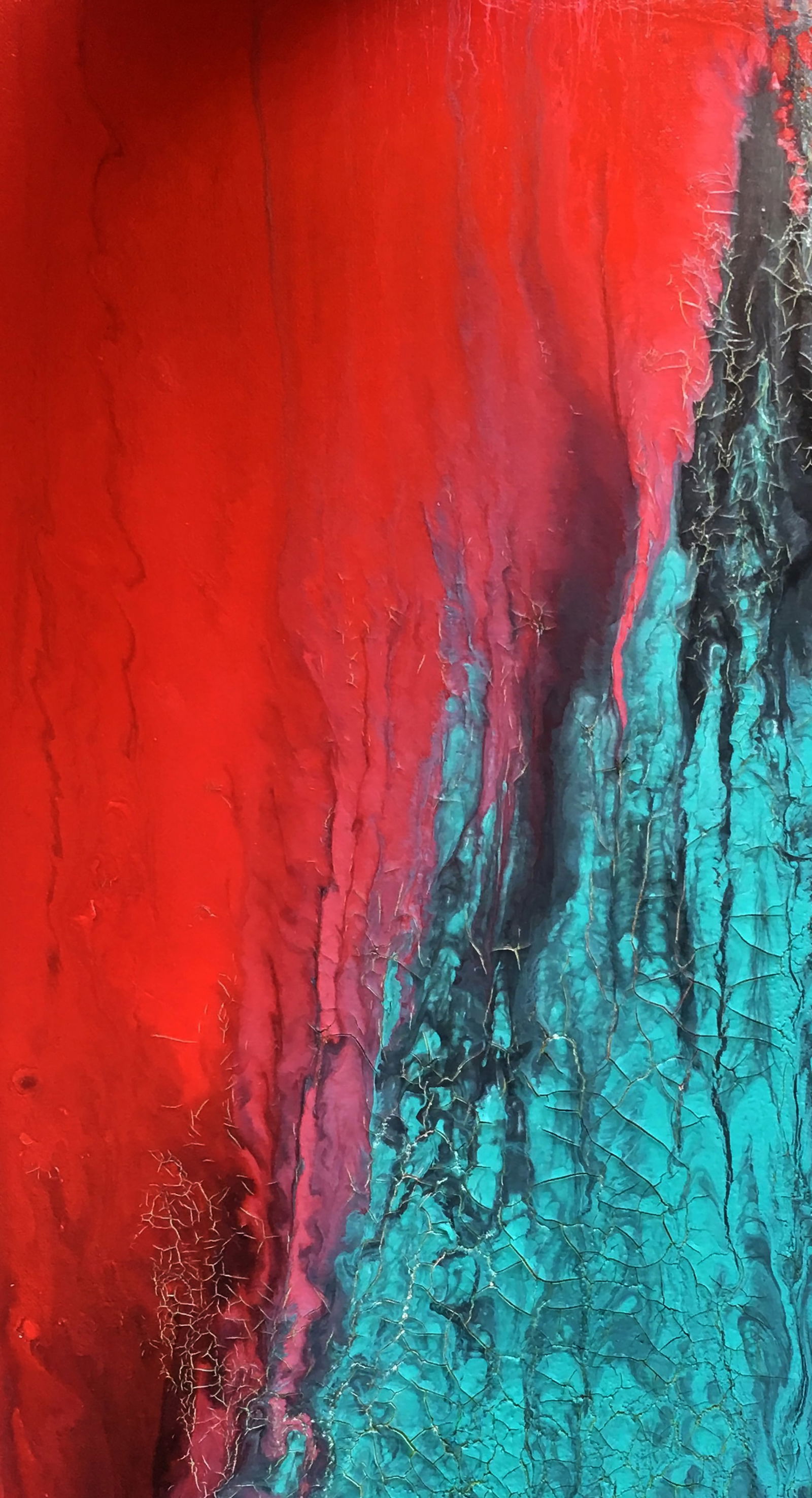 Acrylic painting Clash of the Elements Irina Sitaylo - 2