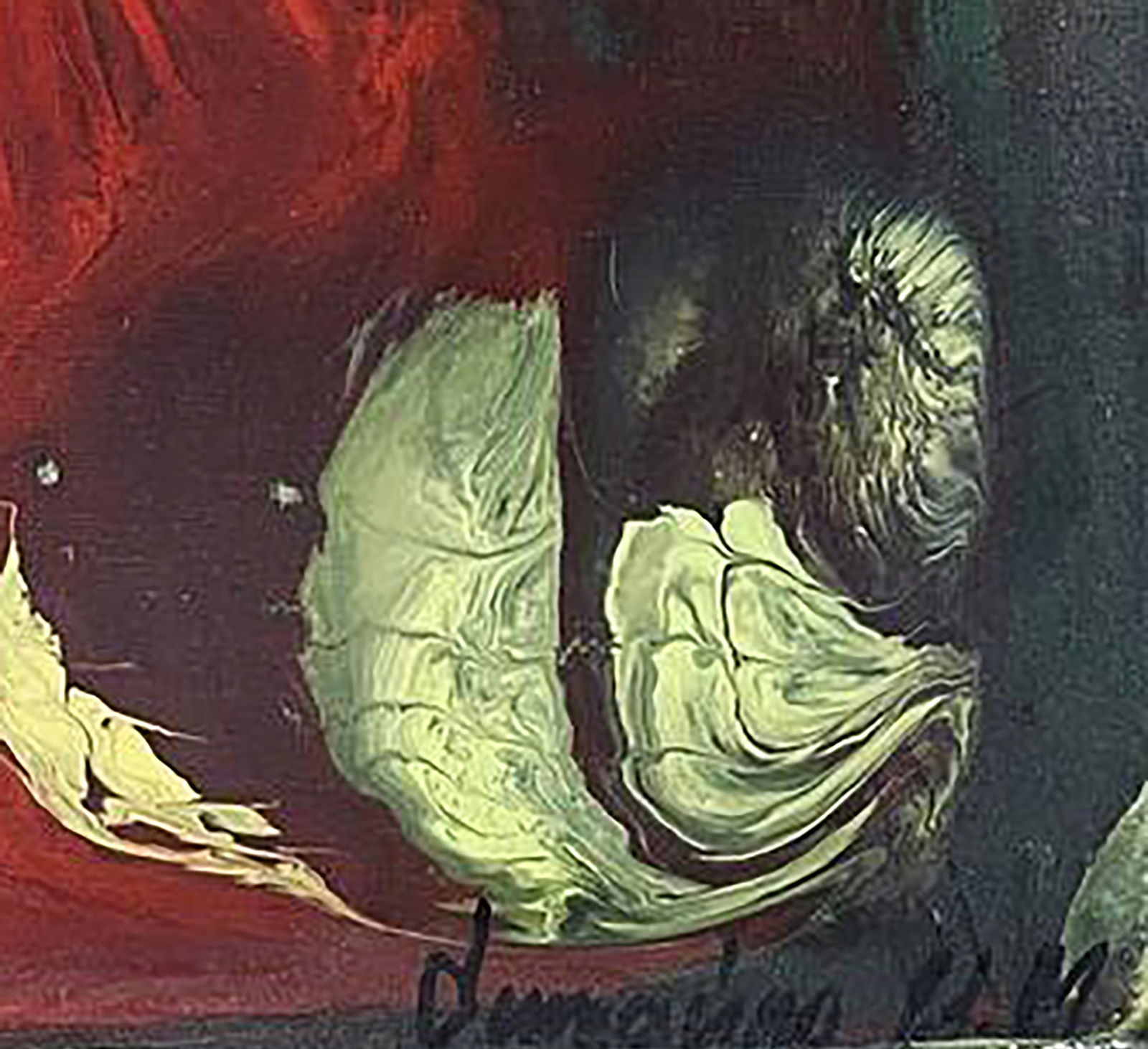 Acrylic painting The Birth of Power in Flame Irina Sitaylo - 6